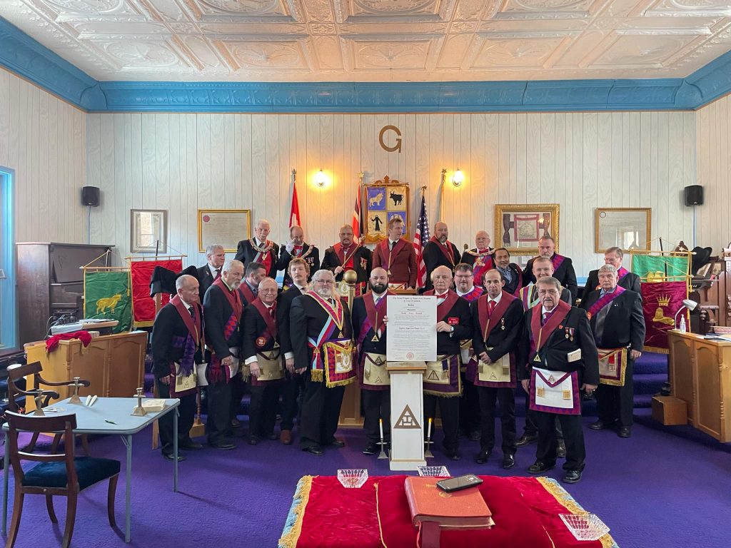 Keystone Chapter No.14 Consécration March 29, 2025