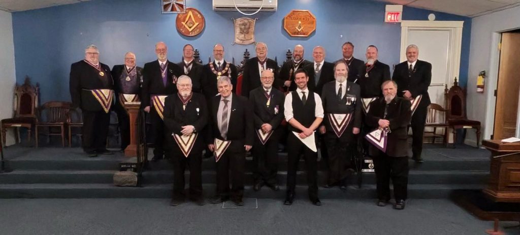 Grand Master MIC Chris Kitson of the Eastern Jurisdiction of Royal & Select Masters visit to York Council No.11 in Fredericton. Mar 17th, 2026